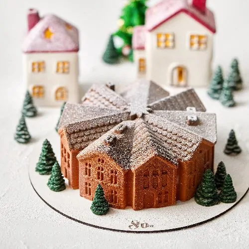 Мусовий торт Хатинка